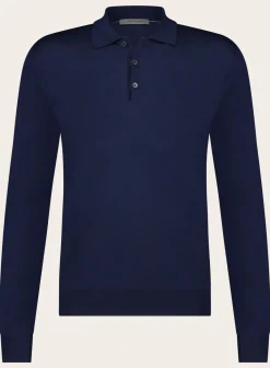 Poloshirt Met Lange Mouwen Van Wol
