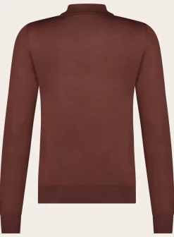 Poloshirt Met Lange Mouwen Van Wol