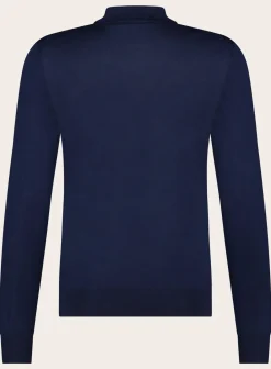 Poloshirt Met Lange Mouwen Van Wol