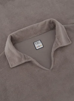 Poloshirt Met Lange Mouwen Van Badstof