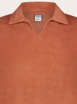 Poloshirt Met Lange Mouwen Van Badstof