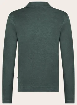 Poloshirt Met Lange Mouwen Van Badstof