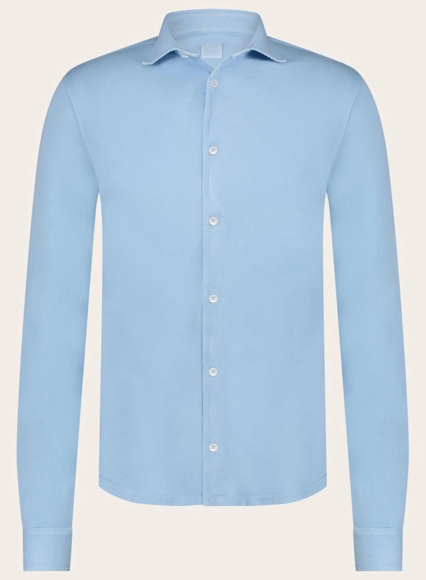 Poloshirt Met Lange Mouwen Van Katoen