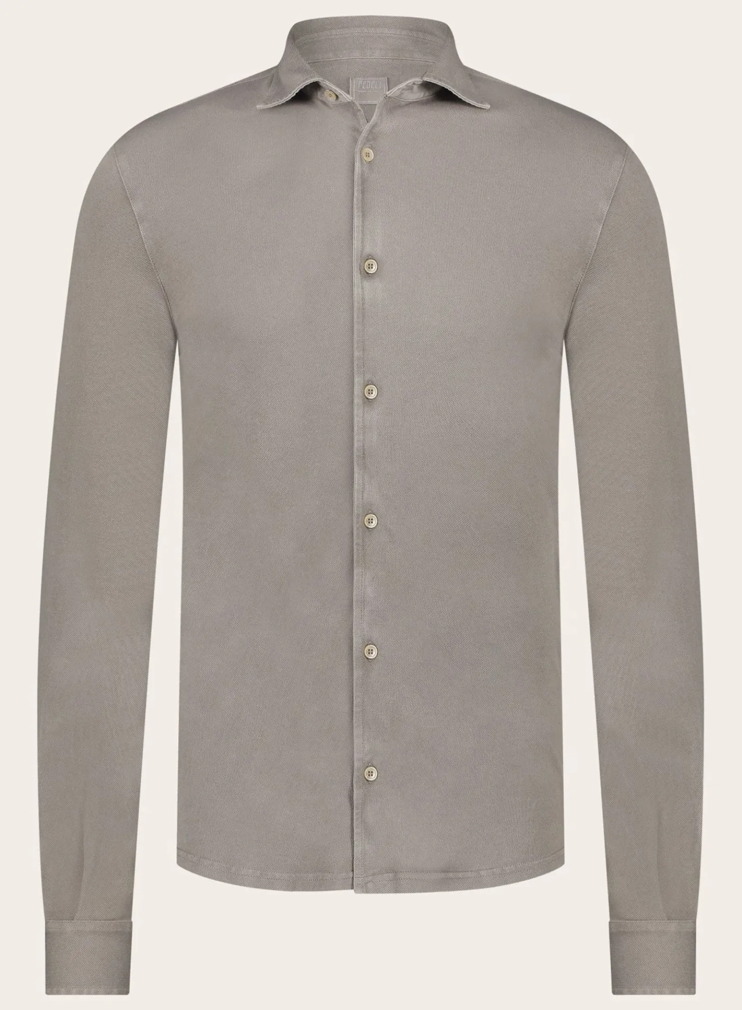 Poloshirt Met Lange Mouwen Van Katoen