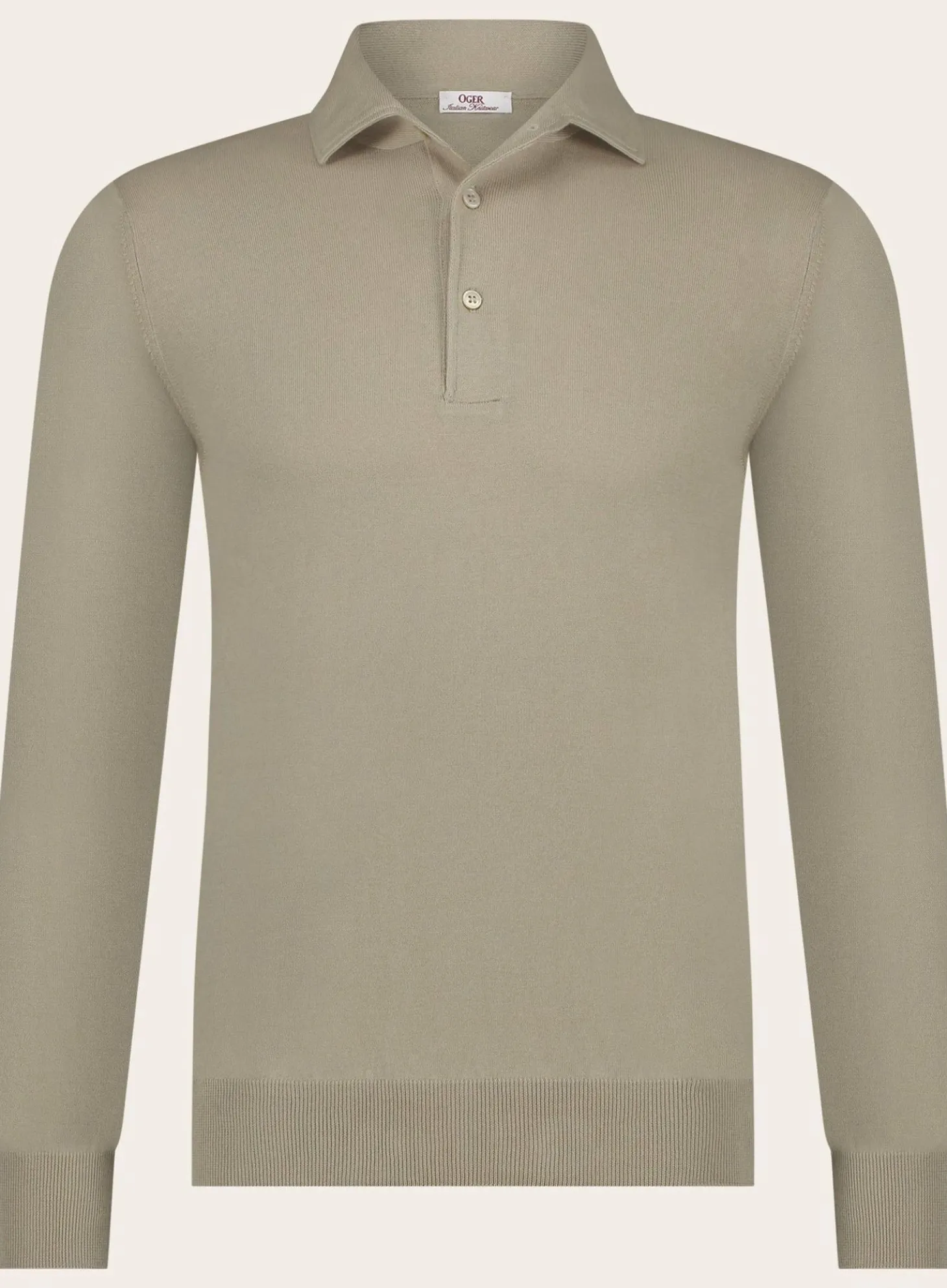 Poloshirt Met Lange Mouwen Van Katoen