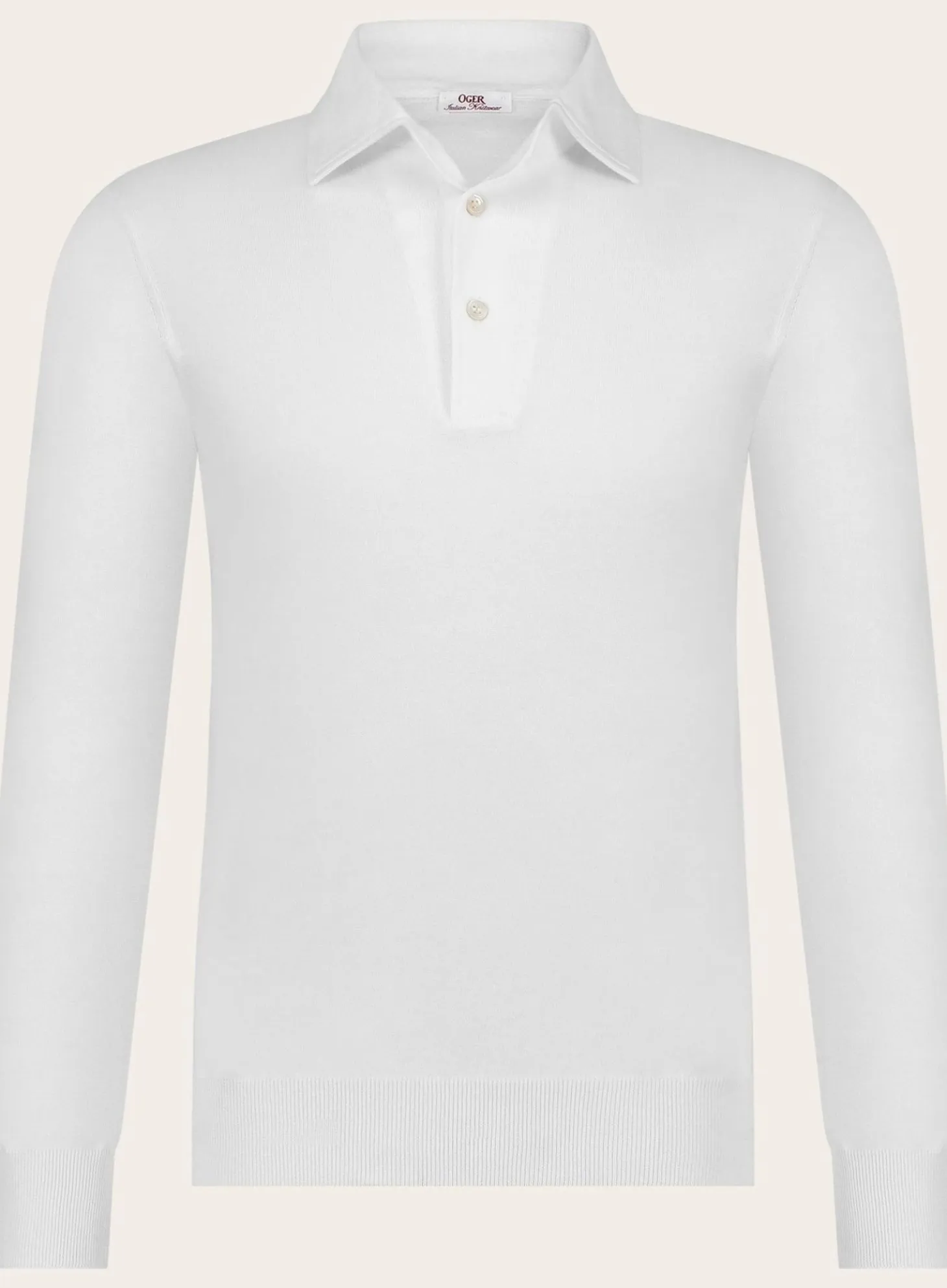 Poloshirt Met Lange Mouwen Van Katoen