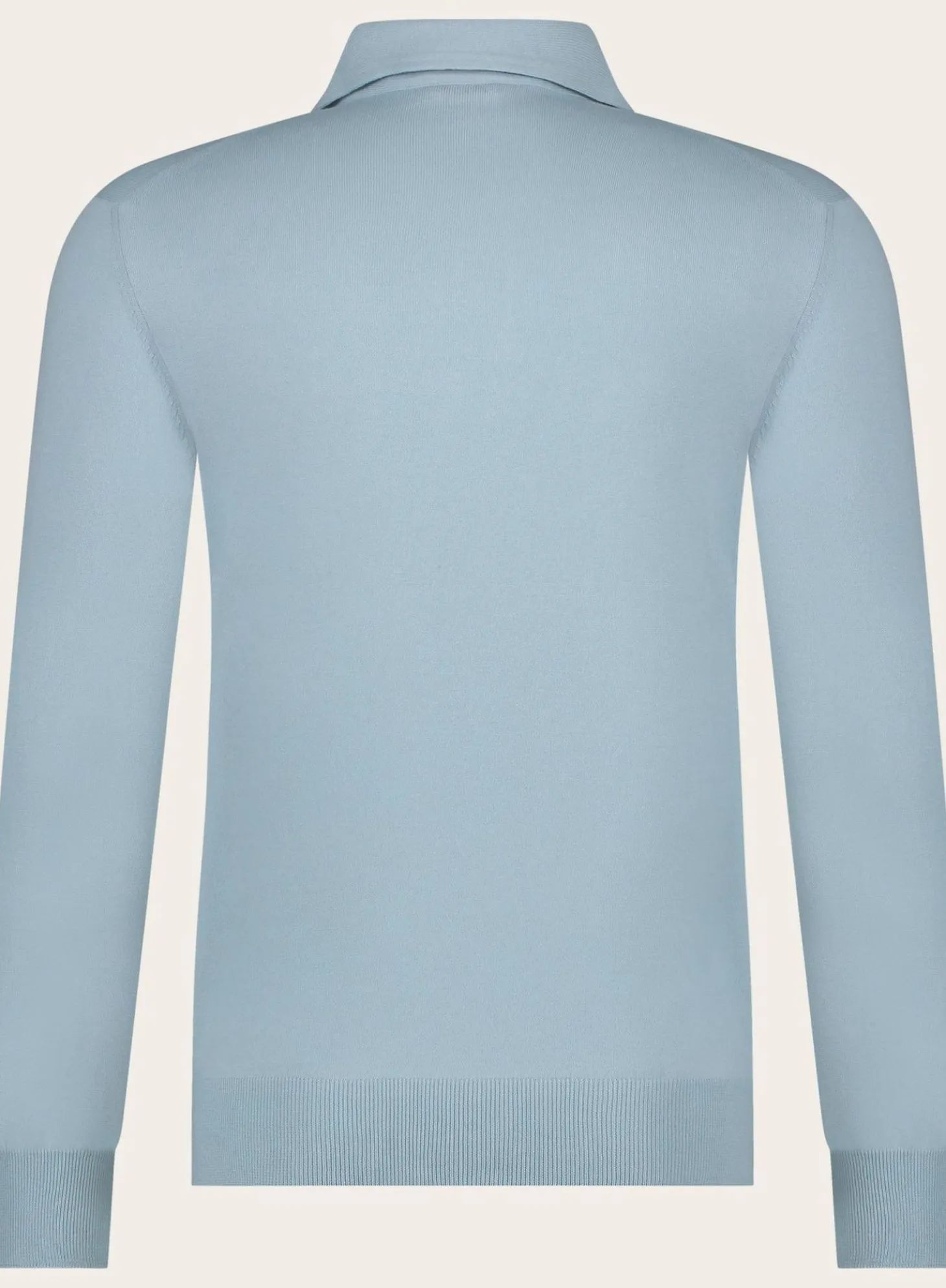 Poloshirt Met Lange Mouwen Van Katoen