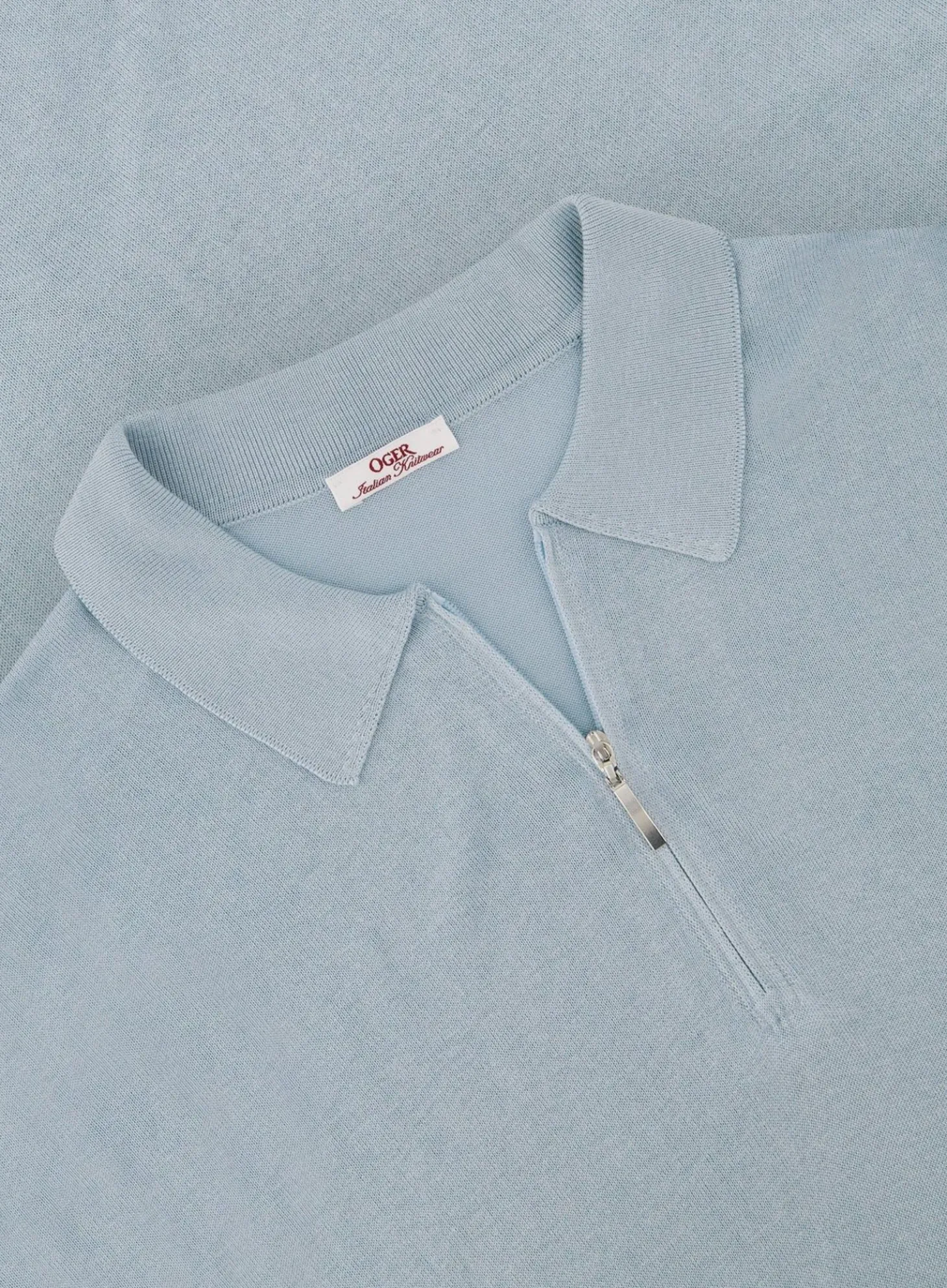 Poloshirt Met Rits Van Zijde