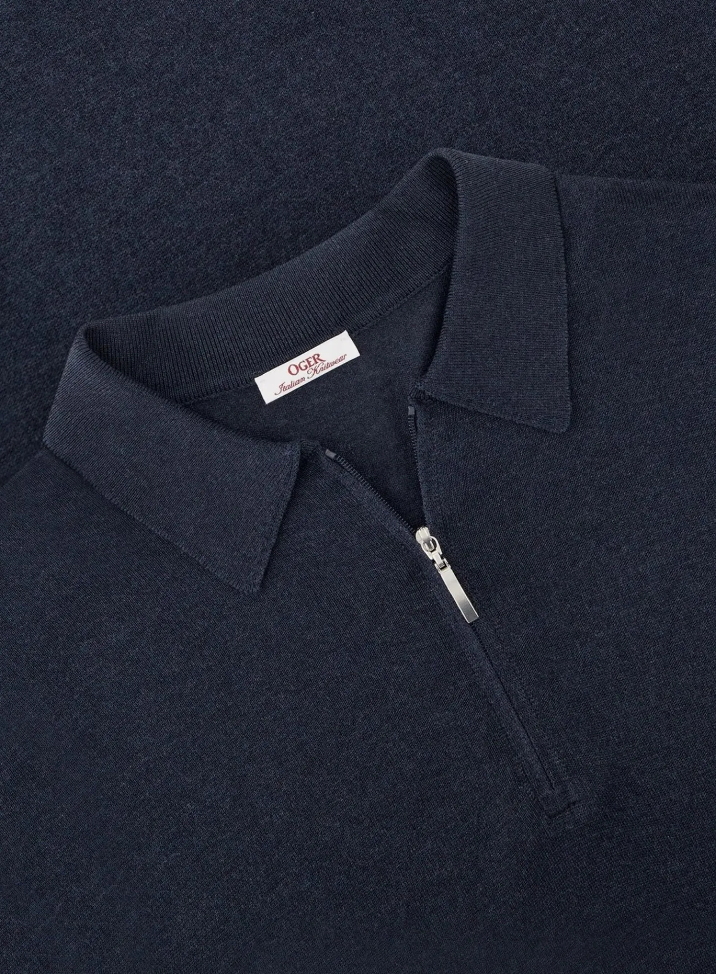 Poloshirt Met Rits Van Zijde