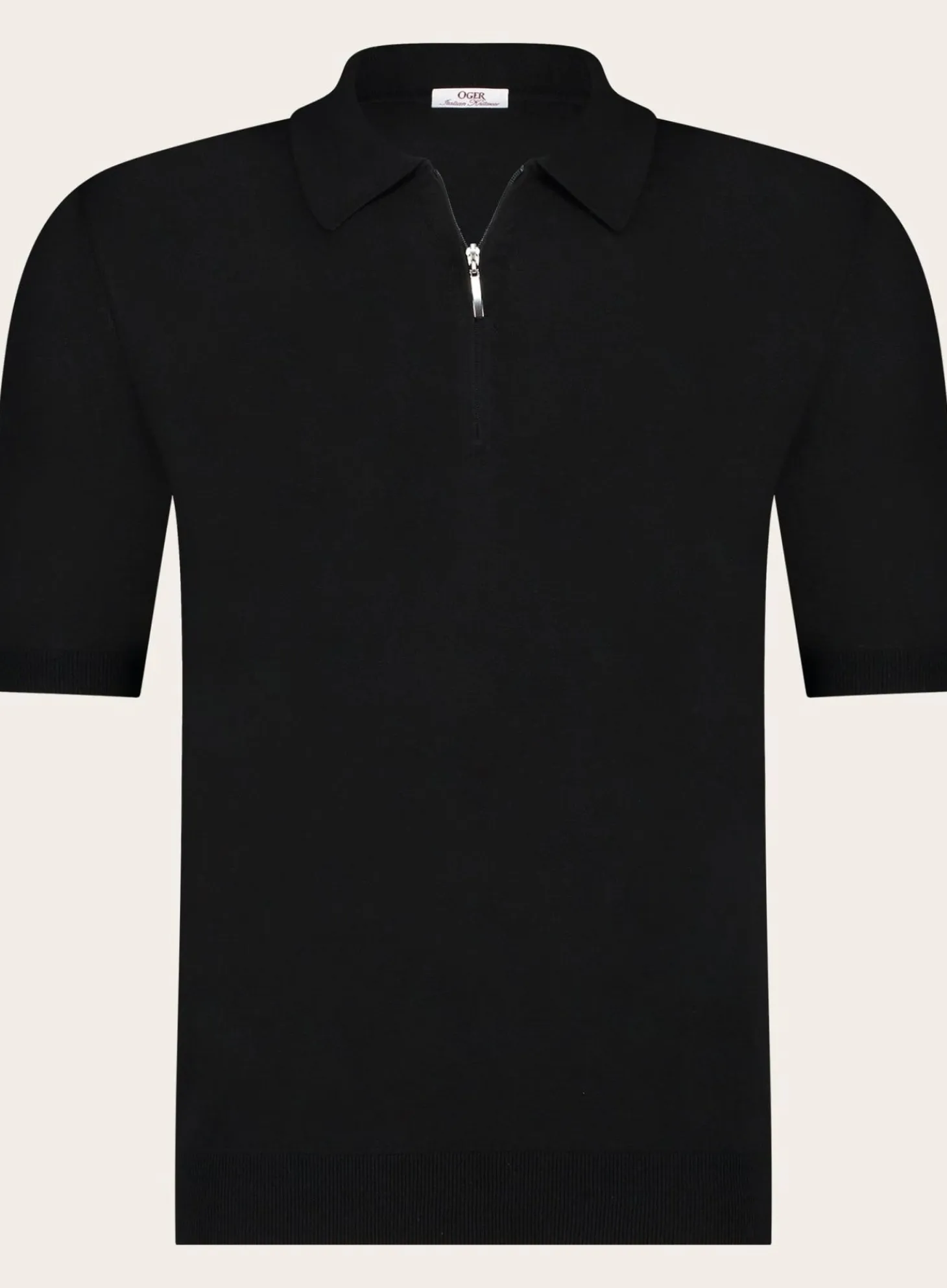 Poloshirt Met Rits Van Zijde
