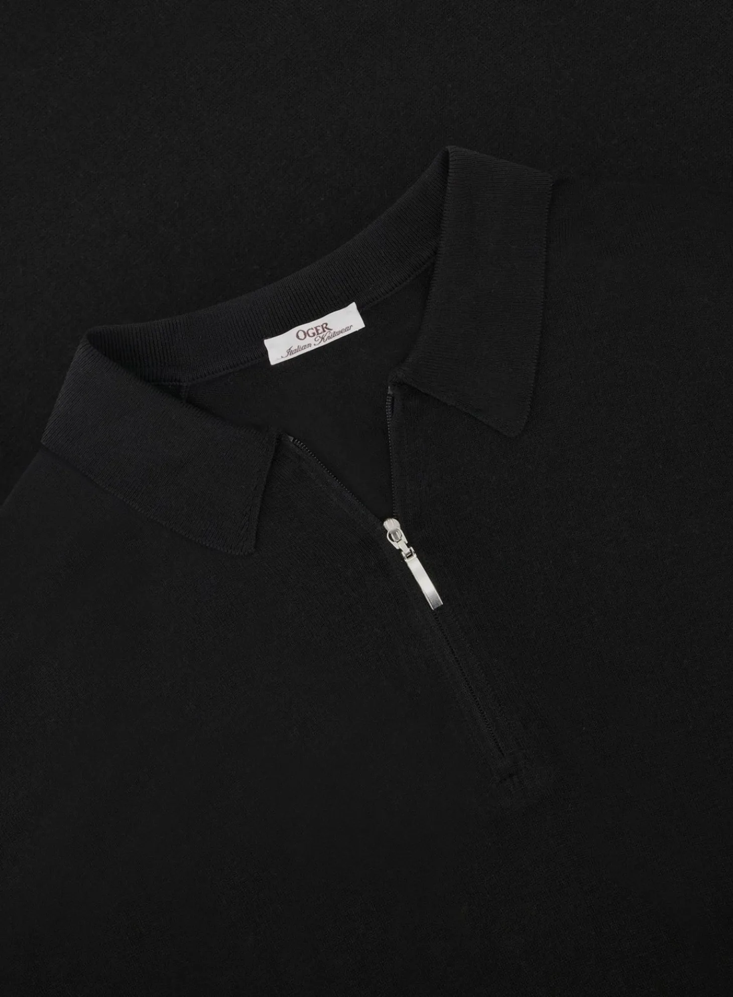 Poloshirt Met Rits Van Zijde