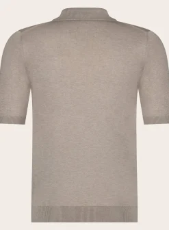 Poloshirt Met Rits Van Zijde
