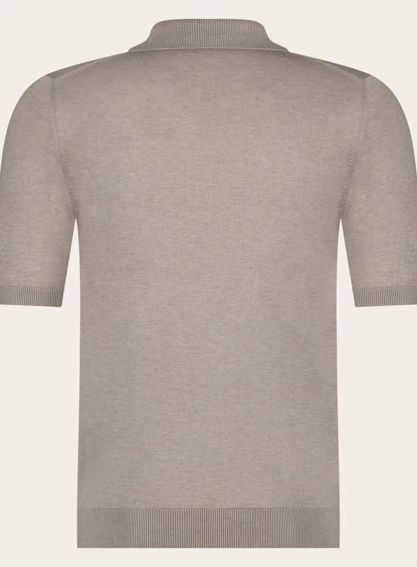 Poloshirt Met Rits Van Zijde