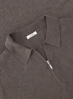 Poloshirt Met Rits Van Zijde