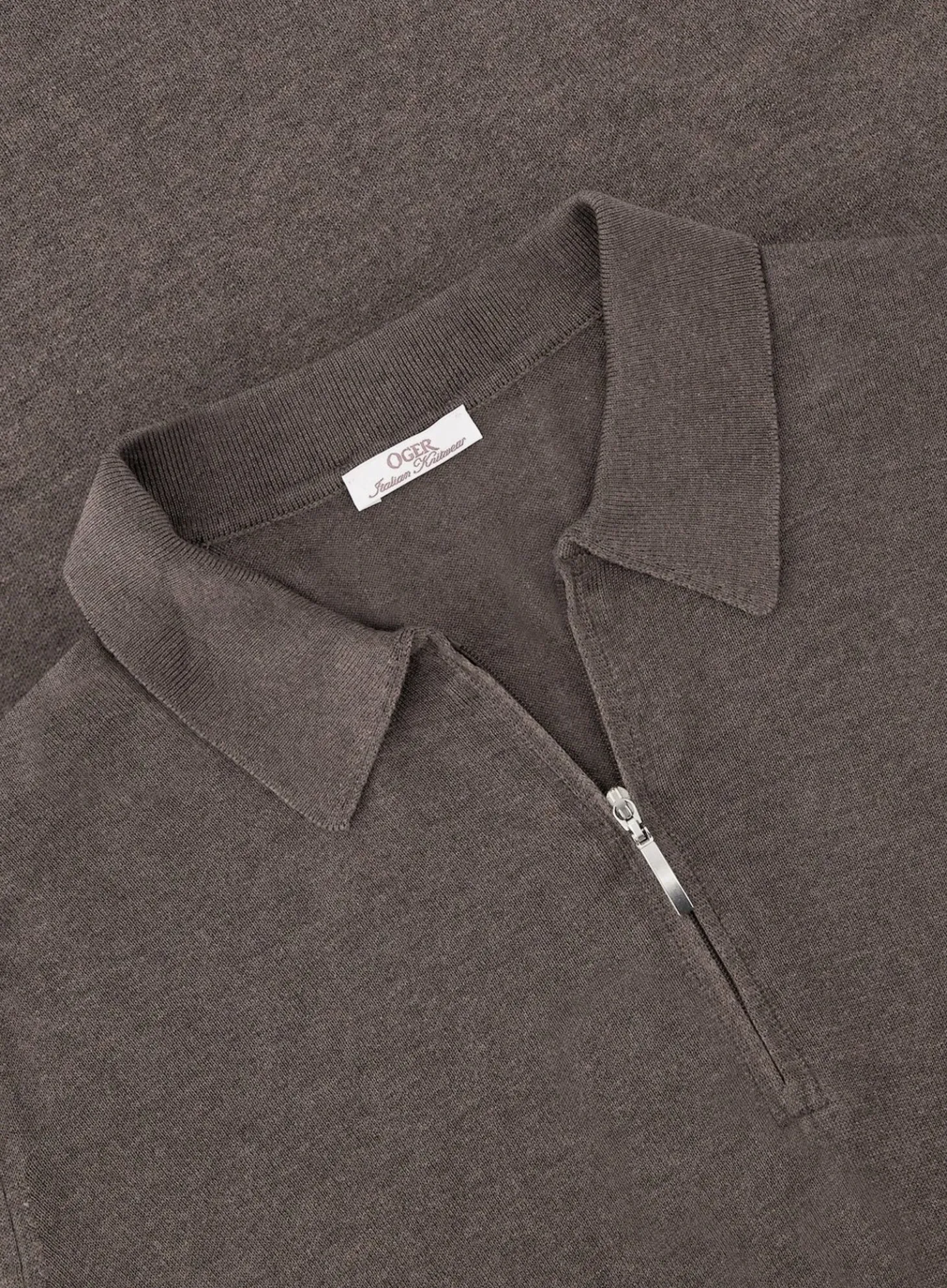 Poloshirt Met Rits Van Zijde