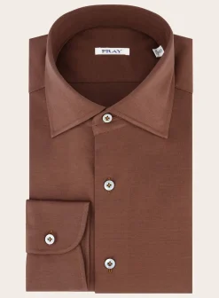 Regular-Fit Gabriel Shirt Van Pique Katoen
