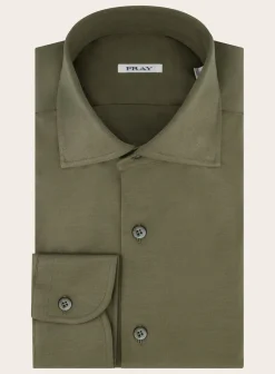 Regular-Fit Gabriel Shirt Van Katoen Jersey