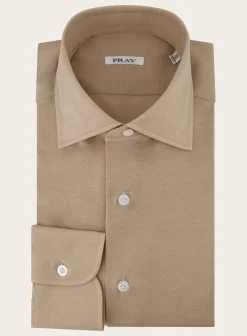 Regular-Fit Gabriel Shirt Van Pique Katoen