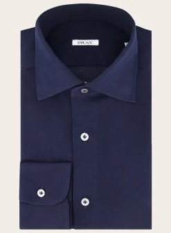 Regular-Fit Gabriel Shirt Van Pique Katoen