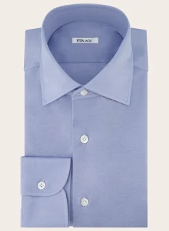 Regular-Fit Gabriel Shirt Van Pique Katoen