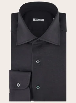 Regular-Fit Gabriel Shirt Van Pique Katoen