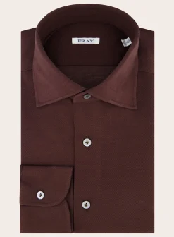 Regular-Fit Gabriel Shirt Van Pique Katoen