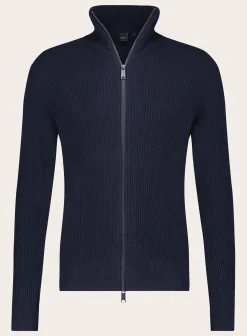 Regular-Fit Ritsvest Van Wol En Cashmere