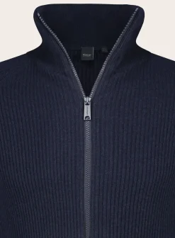 Regular-Fit Ritsvest Van Wol En Cashmere