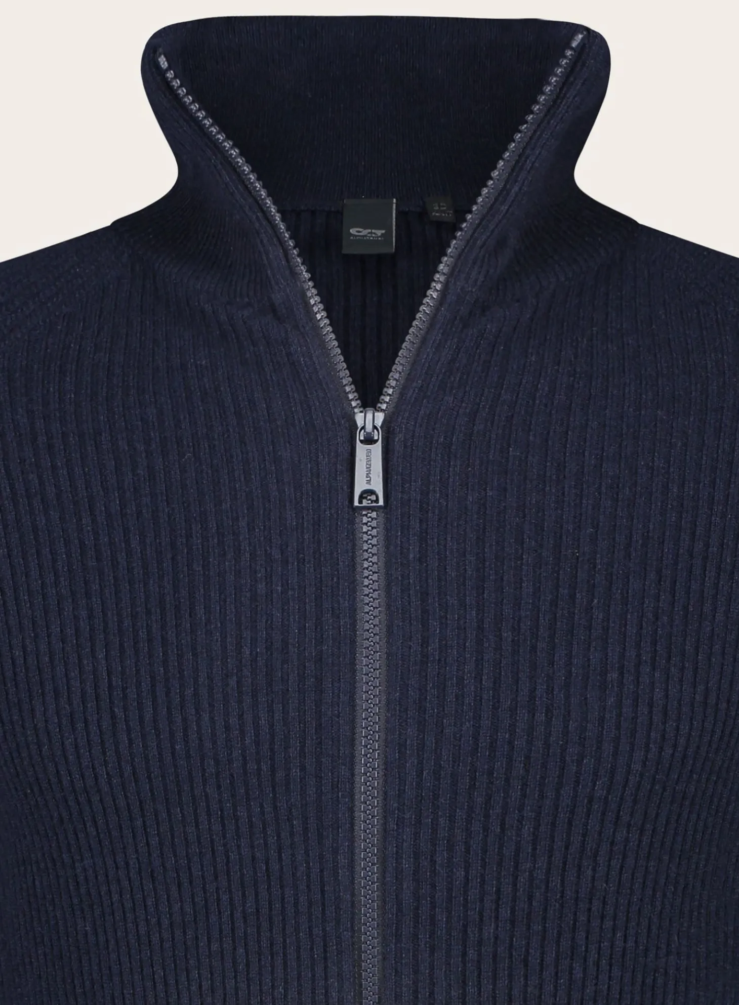 Regular-Fit Ritsvest Van Wol En Cashmere