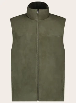 Reversible Bodywarmer Van Suede