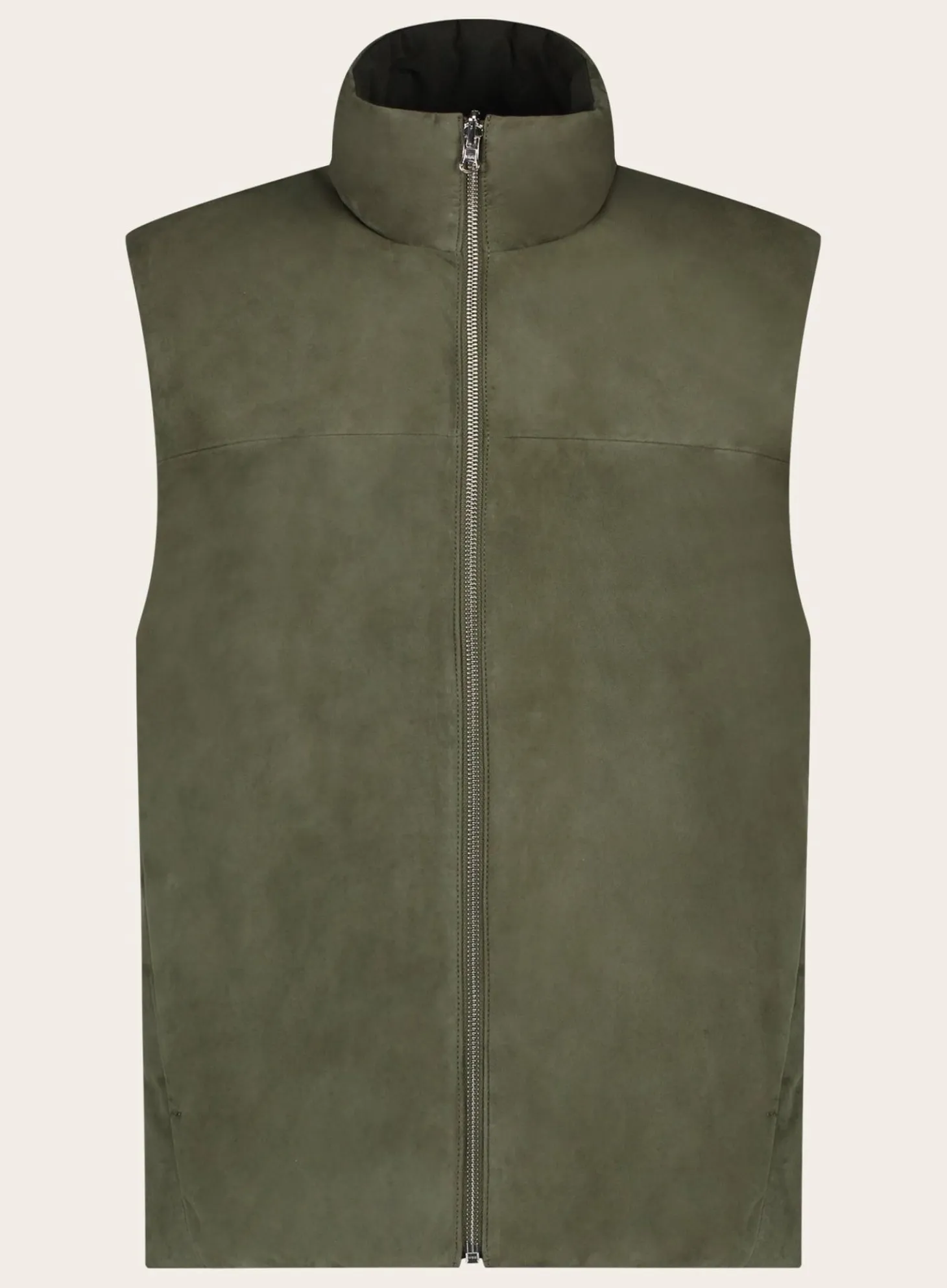 Reversible Bodywarmer Van Suede
