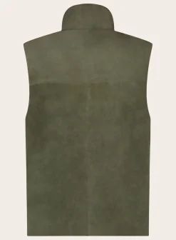 Reversible Bodywarmer Van Suede