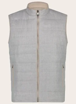 Reversible Bodywarmer Van Wol En Zijde