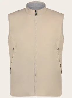 Reversible Bodywarmer Van Wol En Zijde