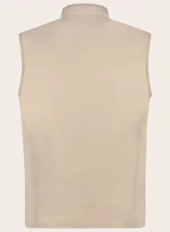 Reversible Bodywarmer Van Wol En Zijde