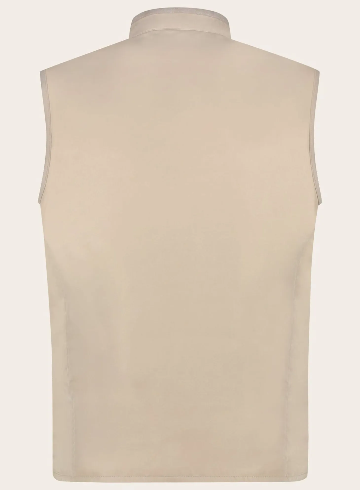 Reversible Bodywarmer Van Wol En Zijde