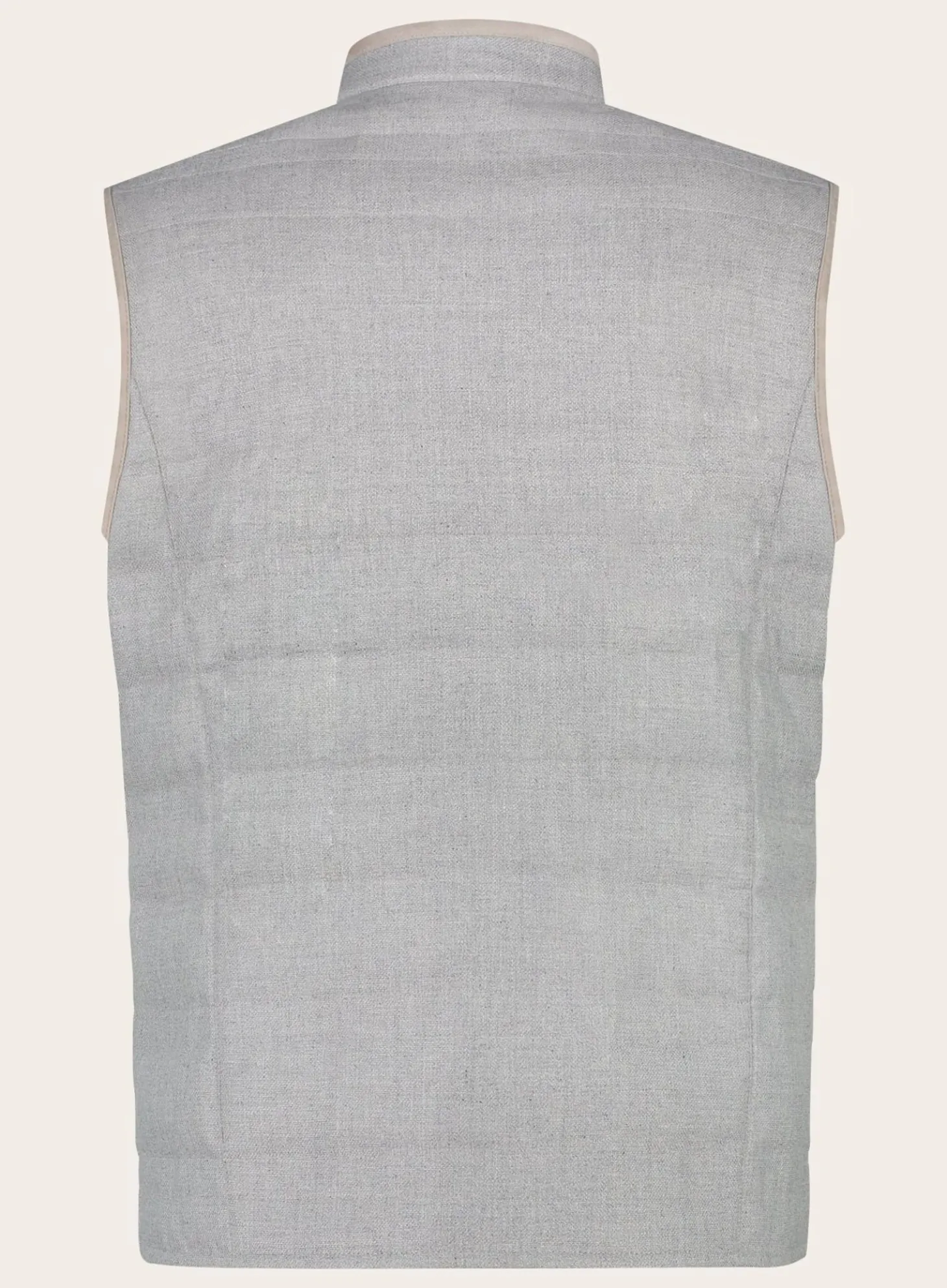 Reversible Bodywarmer Van Wol En Zijde