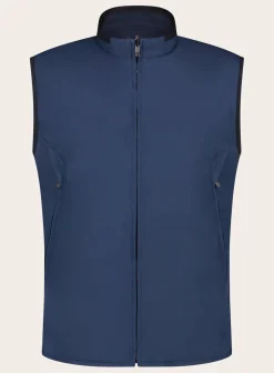 Reversible Bodywarmer Van Wol En Zijde