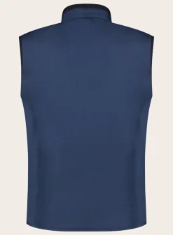 Reversible Bodywarmer Van Wol En Zijde