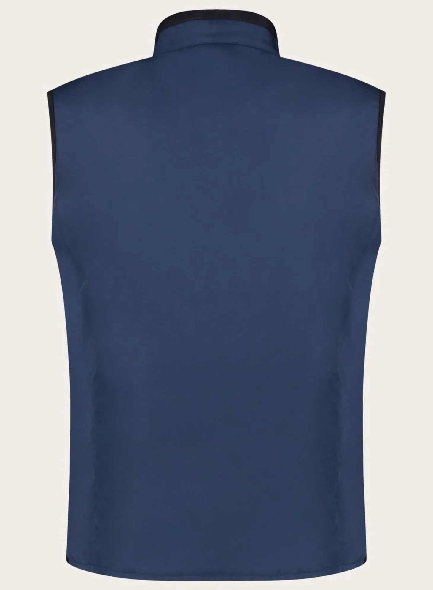 Reversible Bodywarmer Van Wol En Zijde