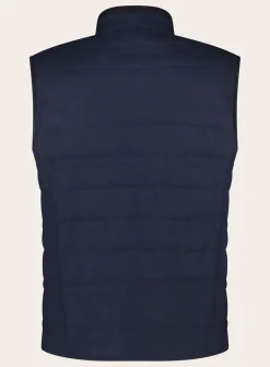 Reversible Bodywarmer Van Wol En Zijde