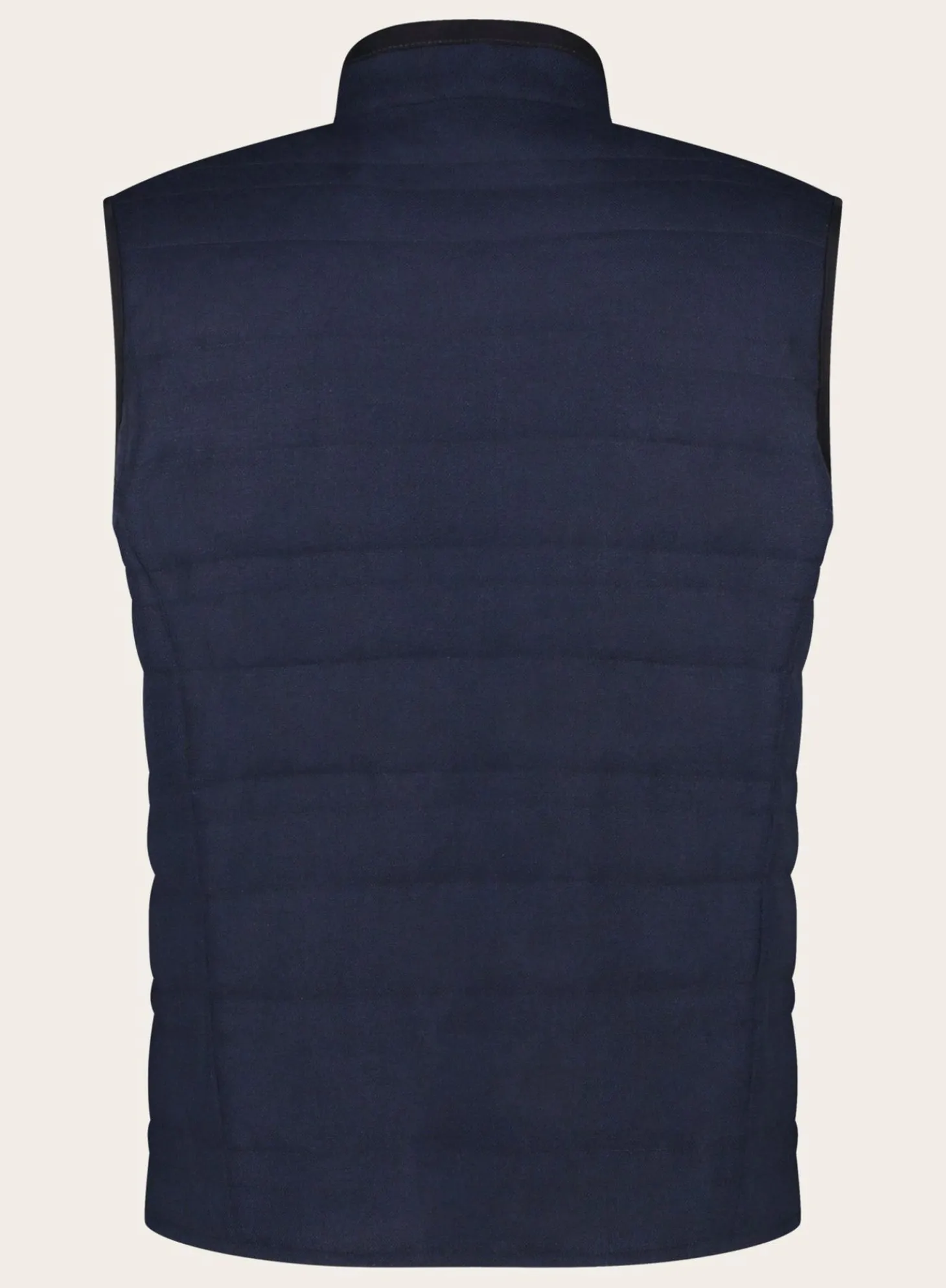 Reversible Bodywarmer Van Wol En Zijde