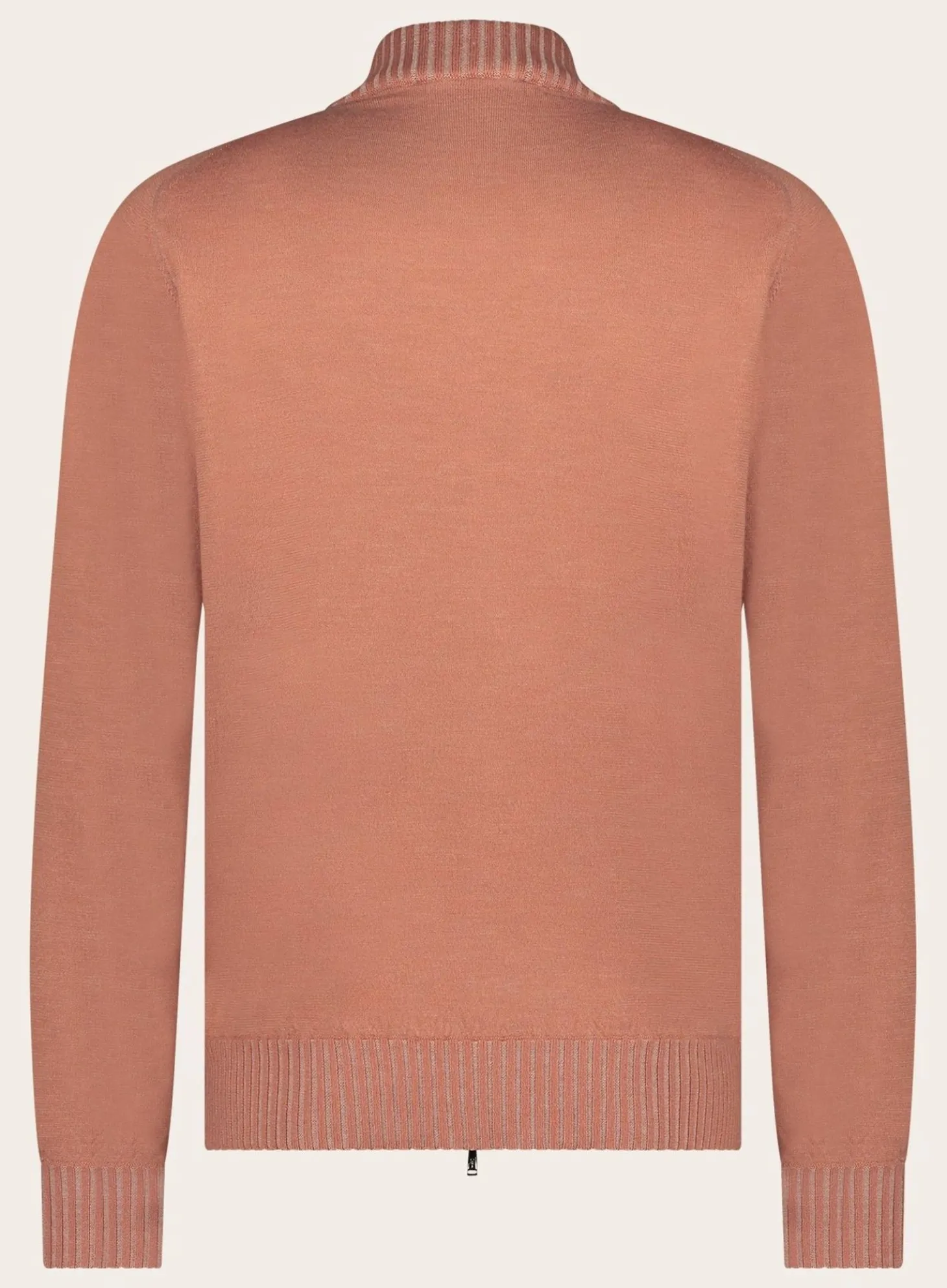 Ritsvest Met Opstaande Kraag Van Cashmere
