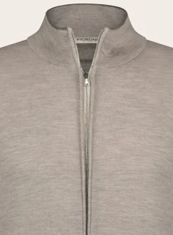 Slim-Fit Cashmere-Zijde Ritsvest