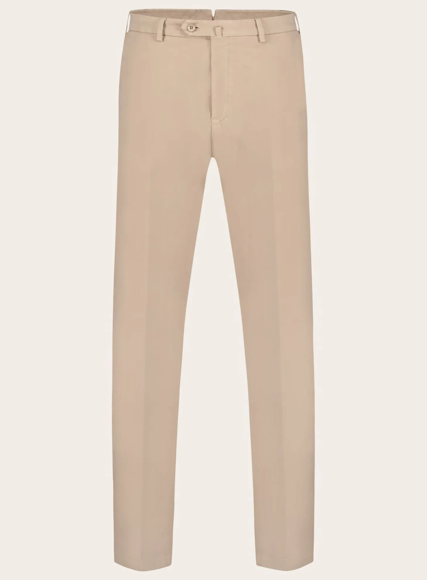 Slim-Fit Pantaflat Broek Van Katoen