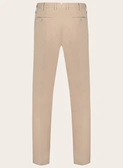 Slim-Fit Pantaflat Broek Van Katoen
