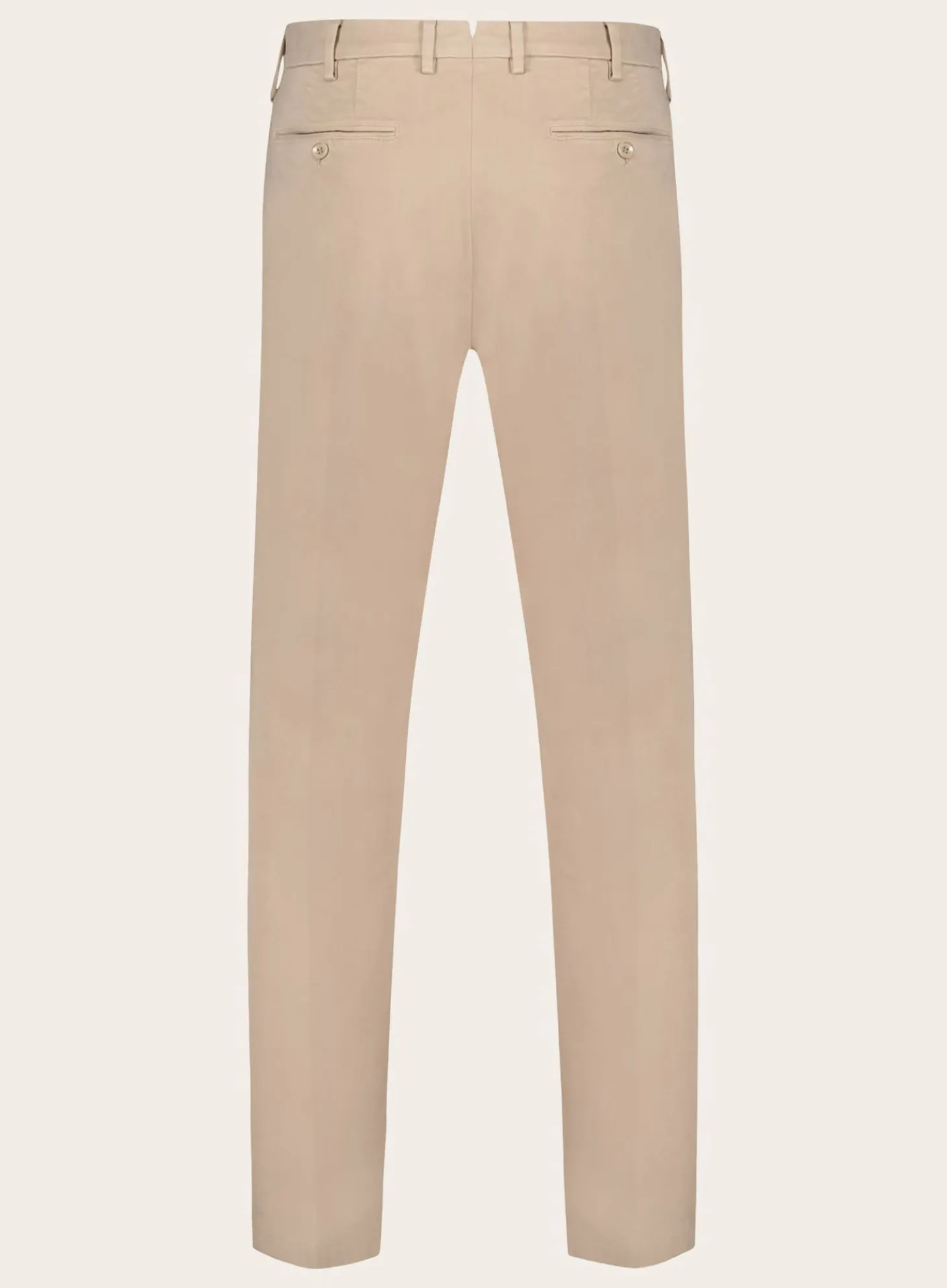 Slim-Fit Pantaflat Broek Van Katoen