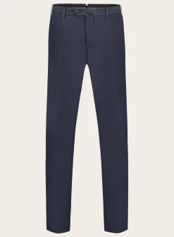 Slim-Fit Pantaflat Broek Van Katoen