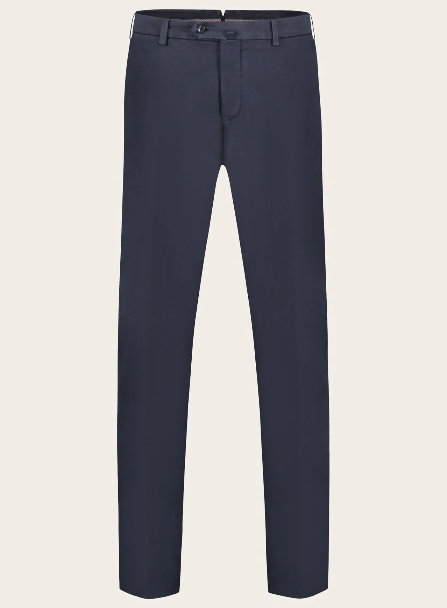 Slim-Fit Pantaflat Broek Van Katoen