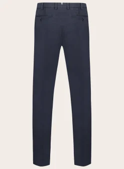 Slim-Fit Pantaflat Broek Van Katoen